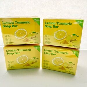 8 Bars of Lemon Turmeric Soap - Yellow